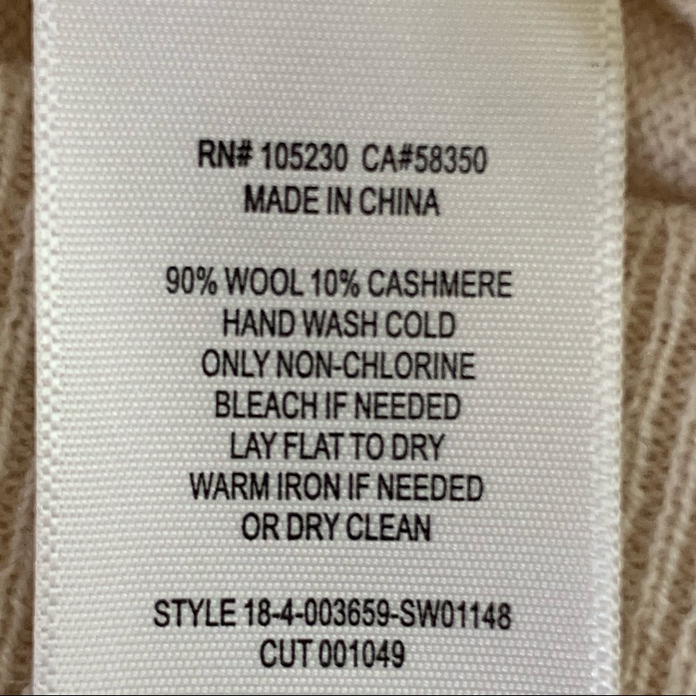 Joie x Revolve Turtleneck Shialy Top Sweater Wool Cashmere White - Picture 7 of 13